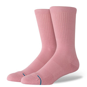 Chaussettes en coton de haute qualité, couleur rose décontractée, hauteur cheville, antidérapantes, hiver, confortables et respirantes pour homme adulte - Product Image 1