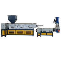 Granulateur de recyclage plastique double étage XUSHI PP PE HDPE LDPE ABS LLDPE, machine de pelletisation à vis simple, moteur Dana