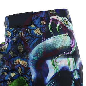 Shorts de MMA con Logotipo Personalizado, Ligeros, de Cintura Media, con Patrón Sólido, en Venta al Por Mayor, Ropa de Combate - Product Image 6