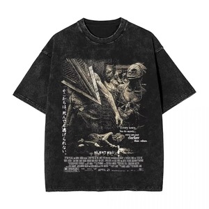 T-shirt unisexe coupe ample et carrée pour homme, écologique, respirant, séchage rapide, manches courtes, style streetwear hip-hop, mode été - Product Image 4