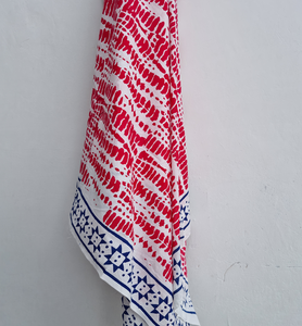 Wholesale Hand Block Print Soft cotton Handmade Boho Beach <b>Sarong</b> Featuring Elegant Lightweight Block Print Patterns In Earthy - Product Image 5