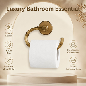 <b>Vintage</b> Brass Wall Mounted <b>Toilet</b> Paper <b>Holder</b> Decorative Bathroom Tissue <b>Roll</b> <b>Holder</b> Antique Finish Luxury Bathroom Hardware - Product Image 5
