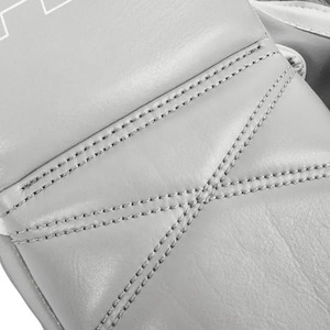 Gants de boxe Fly très demandés, 100% cuir de vachette véritable, gris personnalisés, pour combats de boxe et entraînement en salle de sport - Product Image 5