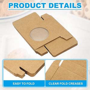 กล่องสบู่กระดาษคราฟท์พร้อมช่องใส่สบู่ขนาด24แพ็ค3x3x1.2 "บรรจุภัณฑ์ของขวัญแบบทำมือสีน้ำตาลสำหรับทำสบู่แฮนด์เมดจากเวียดนาม - Product Image 2