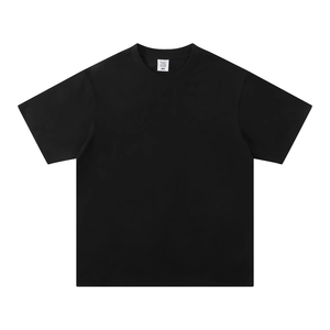 Fashion Casual Knitted Cotton Plain Custom Tee Designs Sublimation Women and Men Oversized Loose T-Shirts - Product Image 1