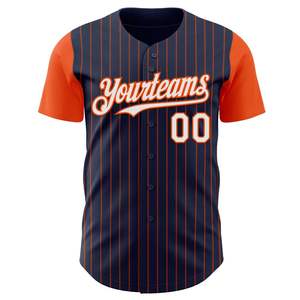 Maillots de baseball personnalisés OEM pour équipes - 100 % polyester, impression par transfert thermique/numérique, personnalisation du nom de l'équipe, du logo et des positions (droite) - Product Image 4