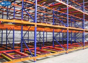 Push Back <b>Racking</b> <b>System</b> Vietnam Customization Heavy Duty Steel Screw Assembly Electrostatic Powder Coating - Product Image 3