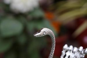 <b>Silver</b> Plated Swan <b>Tea</b> Spoon <b>Set</b> With Long Handle Vintage Design Creative Wedding Gift Metal Utensils Mirror Finish - Product Image 6