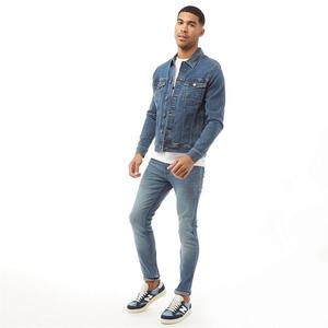 เสื้อแจ็คเก็ตยีนส์ผู้ชายแบบติดกระดุม รุ่นปี 2026 แฟชั่นเสื้อแจ็คเก็ตยีนส์ผู้ชายทรงเข้ารูปลำลอง - Product Image 6