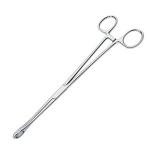 Pinces de maintien en acier inoxydable de haute qualité, instruments chirurgicaux, ensemble d'instruments, mâchoires ovales dentelées, usage médical manuel - Product Image 1