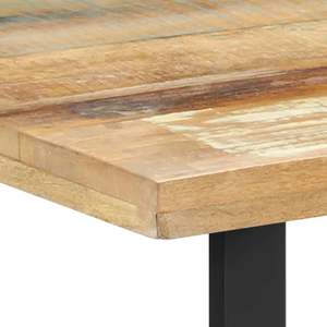 Tavolo da Pranzo di Medie Dimensioni in Legno Riciclato Multicolore - Product Image 4
