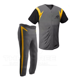 Uniforme de Béisbol Masculino de Alta Calidad, Estilo Profesional Moderno, Conjunto de Jersey y Pantalones Cortos Transpirables, Servicio OEM - Product Image 3