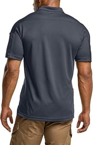 Polo décontracté classique pour homme en coton à manches courtes |   Tissu confortable et respirant |   Impression de logo personnalisé - Product Image 4