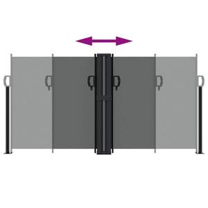 Toldo Lateral Retráctil de Poliéster Antracita con Revestimiento de PU - Product Image 5