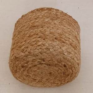 Panier de rangement en jonc de mer tressé à la main avec couvercle, faible MOQ, organisateur décoratif en herbe de jute tressée avec poignée, décoration naturelle pour la maison, OEM ODM - Product Image 5