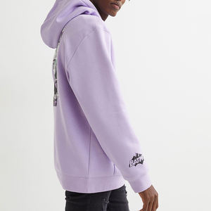 เสื้อฮู้ดพิมพ์ลายยิ้มสไตล์คลาสสิค ยูนิเซ็กส์ ผ้าฝ้าย 100% แบรนด์แฟชั่น เสื้อฮู้ดหลวมสำหรับผู้ชาย - Product Image 3