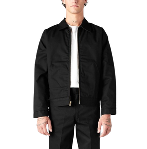 <b>Canvas</b> Man <b>Jacket</b> Custom Twill Cotton <b>Work</b> Wear with Zipper Turn Down Collar Solid Worker <b>Jacket</b> For Men - Product Image 1