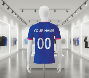 Custom Sublimation T-Shirt Breathable Front Knitted for Heat Transfer Printing Short Sleeve Neck Unisex Casual 100% Polyester - Product Image 4