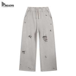 Custom 360GSM Cotton Hoodie & Sweatpants <b>Set</b> – Vintage <b>Spray</b> Dye Unisex Tracksuit with Silk Screen & Digital Print - Product Image 2