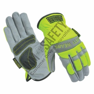 Gants de travail anti-vibration de haute qualité pour mécaniciens, en cuir synthétique, avec logo personnalisé, résistants à la chaleur, aux coupures et à l'abrasion - Product Image 1