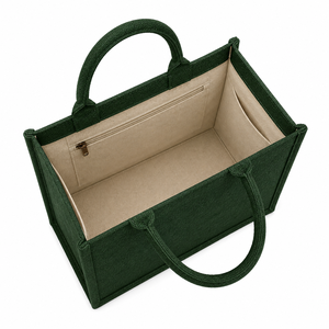 AMANI Eco-friendly Laminated Jute <b>Canvas</b> <b>Beach</b> Tote Bag with Rope Handle for Exhibition & Wedding Use - Product Image 6