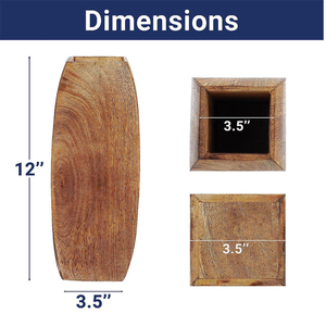 ของตกแต่งบ้านสไตล์จีนโบราณ ขนาดใหญ่ สีน้ำตาล ทำจากไม้ น้ำหนักเบา ดีไซน์คลาสสิก สวยงามแบบเรียบง่าย ดูเป็นธรรมชาติ โดย MULTI CRAFT - Product Image 2