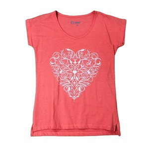 Custom Graphic <b>Sequined</b> 100% Cotton Oversized Vintage Distressed <b>T</b>-<b>Shirts</b> for Teenagers Women's O-Neck Casual Style Silk Screen - Product Image 1