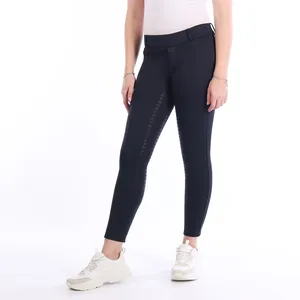 Pantalon d'équitation extensible 4 directions de haute qualité, leggings, collants, vêtements d'équitation en tissu technique au toucher doux - Product Image 1