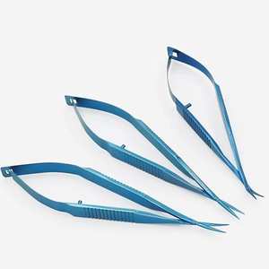 Micro-ciseaux Yasargil de qualité supérieure, manuels, en acier inoxydable de haute qualité, réutilisables, forme baïonnette, certifiés CE, instruments de microchirurgie - Product Image 4