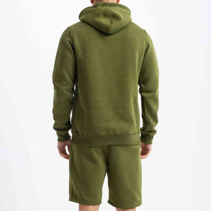 Ensemble décontracté pour homme en 2 pièces, sweat-shirt à capuche et short, sweat-shirt surdimensionné, short slim, tenue de sport - Product Image 4