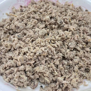 Flocons de filet de thon albacore HUANGDA, surimi, <span class=keywords><strong>poisson</strong></span> précuit congelé, conditionnement en conserve 3kg, certifié UE, congelé sous -18°C - Product Image 1