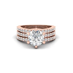 Anillo de Plata de Ley 925 de Alta Calidad, Anillo de Diamantes Moissanite VVS, Corte Radiante, para Unisex - Product Image 1