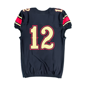 เสื้อฟุตบอลอเมริกันแบบกำหนดเองได้ ยูนิเซ็กซ์ พิมพ์ลายด้วยความร้อน ชุดทีม ระบายอากาศได้ดี โพลีเอสเตอร์ ไซส์ใหญ่ แห้งเร็ว - Product Image 2