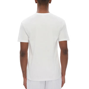 Camiseta de algodón 100% pesado para hombre, con hombros caídos, estampado personalizado, sin costuras, esencial, lisa, para universidad y gimnasio - Product Image 4