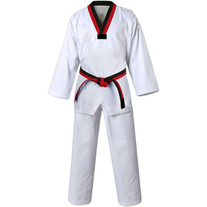 New Design Adult Taekwondo Uniform Suit Pakistan-Made 100% Cotton Breathable Unisex Training High Quality for Online Sale - Product Image 1