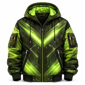 New Arrival Premium Quality Winter Sublimation Techwear Hooded Jacket 100% Waterproof Unisex Hoodies Casual Wear Breathable - Product Image 1
