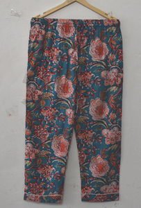 Conjunto de Pijama de Algodón Estampado con Estampado Étnico, Ropa de Dormir Transpirable para Mujer, Pijama Suave de Verano con Estampado Indio - Product Image 3