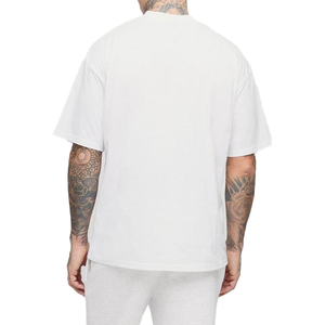 เสื้อยืดสตรีทแวร์ลายกราฟิกขายส่ง ผ้าเรียบ 250gsm ผ้าฝ้าย 100% เสื้อยืด unisex หนานุ่ม คุณภาพสูง - Product Image 6