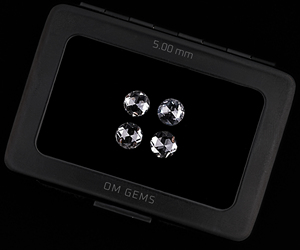 OM GEMS Diamante de laboratorio de 5.0 MM, corte redondo rosa, color D VVS, para fabricación de joyas, venta al por mayor de diamantes de laboratorio. - Product Image 2