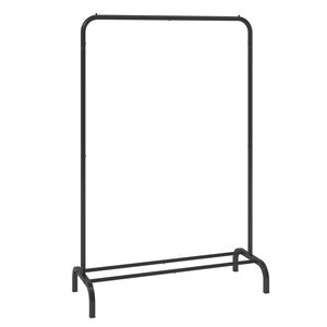 Porta abiti per camera degli ospiti con asta appendiabiti e zona di stoccaggio inferiore - Product Image 1