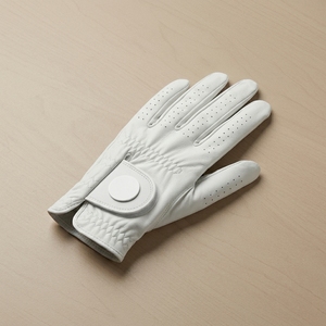 Gant de golf OEM personnalisé en PU pour main gauche, cyclisme et sports, panneaux perforés, ajustement confortable, fermeture réglable, marque privée - Product Image 4