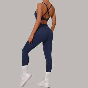 wholesale women training <b>jumpsuit</b> manufacturer custom branding performance compression <b>jumpsuit</b> supplier private label - Product Image 4