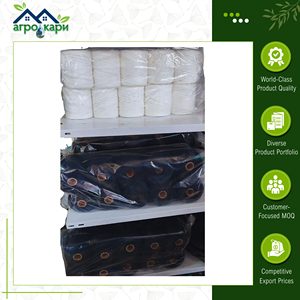 Top Quality Recycled Environment Friendly 14x13cm Soft Acrylic Eco <b>Textile</b> Ties Black Color Big Roll for Tying Flowers and Shrub - Product Image 3