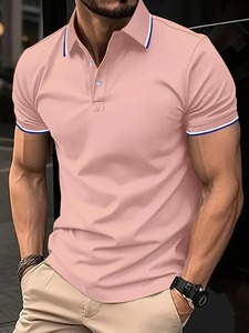 Camisa Polo para Hombre, Corte Ajustado, Algodón, Informal, de Negocios, Moda, Alta Calidad - Product Image 3