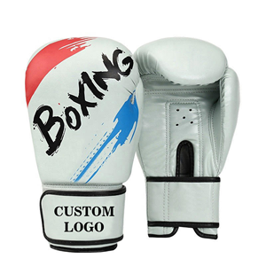 Custom Logo Leather Boxing Gloves Wholesale Durable Non-Slip Training Gloves for Adults Martial Arts Gym - Product Image 3