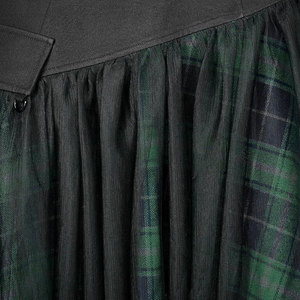 2026 High Sell Women's Gothic Skirts <b>Mini</b> Plaid Skirt High Waist A-Line Party Custom Handmade Oem Odm - Product Image 6