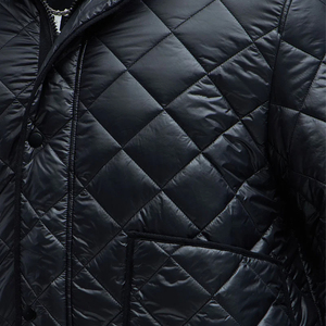 Nouvelle arrivée - Veste matelassée unisexe de haute qualité, vêtements décontractés, col montant brillant, à capuche, vente en gros, vestes matelassées personnalisées, toutes tailles - Product Image 3