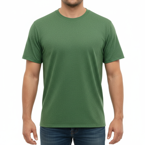 เสื้อยืดคอตตอนพิมพ์ลายโลโก้ตามสั่งสำหรับผู้ชาย แขนสั้น พิมพ์ลายดิจิทัล ผ้าคอตตอน ทรงโอเวอร์ไซส์ - Product Image 1