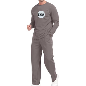 Conjunto Deportivo Personalizado con Logotipo OEM, Traje Deportivo Liso para Hombre, Traje de Entrenamiento, Fitness, Deportes, Conjunto de 2 Piezas, Traje Deportivo para Hombre para la Temporada de Invierno - Product Image 4