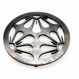 Heavy Duty Iron Trivet for Hot Dishes Round Heat Resistant Metal Pot Holder Kitchen Countertop Protection and Dining Accessory - Product Image 4